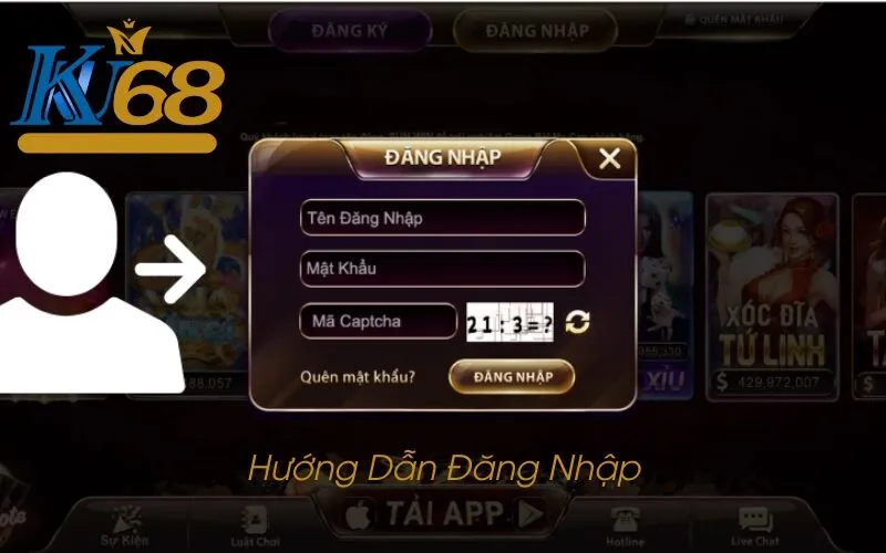 Hướng Dẫn Đăng Nhập Ku68