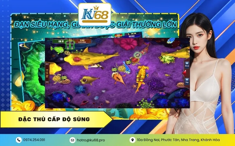 Đặc thù cấp độ súng