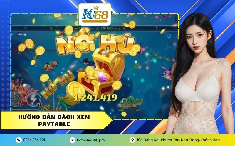 Hướng dẫn cách xem Paytable