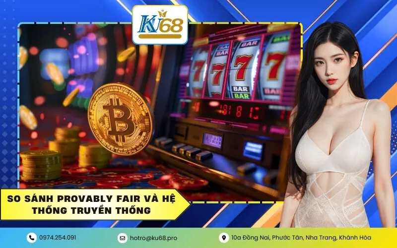 So sánh Provably Fair và Hệ thống truyền thống