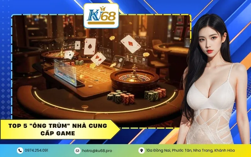 Top 5 "Ông trùm" nhà cung cấp game